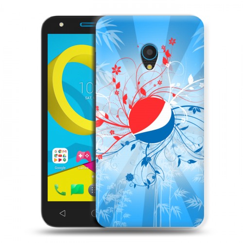 Дизайнерский пластиковый чехол для Alcatel U5 Pepsi