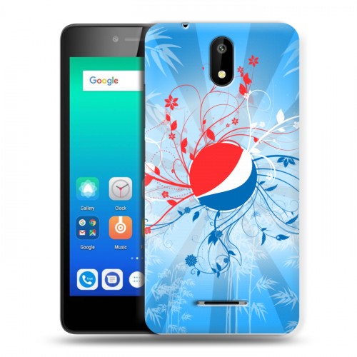 Дизайнерский силиконовый чехол для Micromax Q409 Pepsi