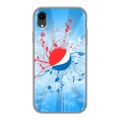 Дизайнерский пластиковый чехол для Iphone Xr Pepsi