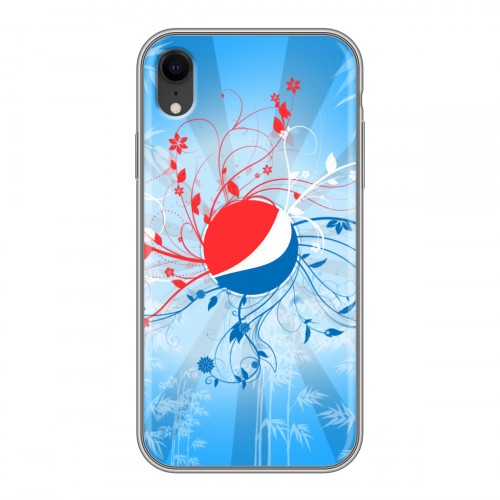 Дизайнерский пластиковый чехол для Iphone Xr Pepsi