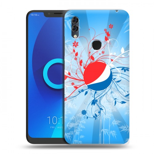 Дизайнерский силиконовый чехол для Alcatel 5V Pepsi