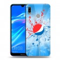 Дизайнерский пластиковый чехол для Huawei Y6 (2019) Pepsi