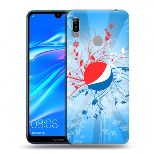 Дизайнерский пластиковый чехол для Huawei Y6 (2019) Pepsi