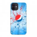 Дизайнерский силиконовый чехол для Iphone 12 Pepsi