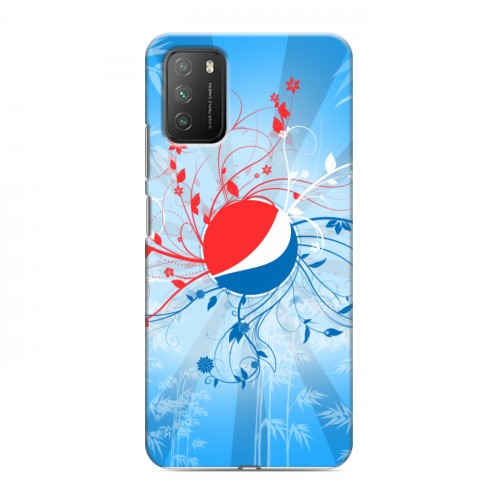 Дизайнерский пластиковый чехол для Xiaomi Poco M3 Pepsi