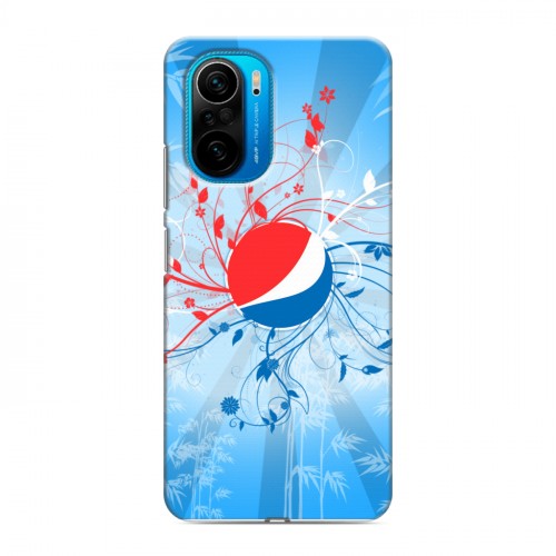 Дизайнерский силиконовый чехол для Xiaomi Poco F3 Pepsi