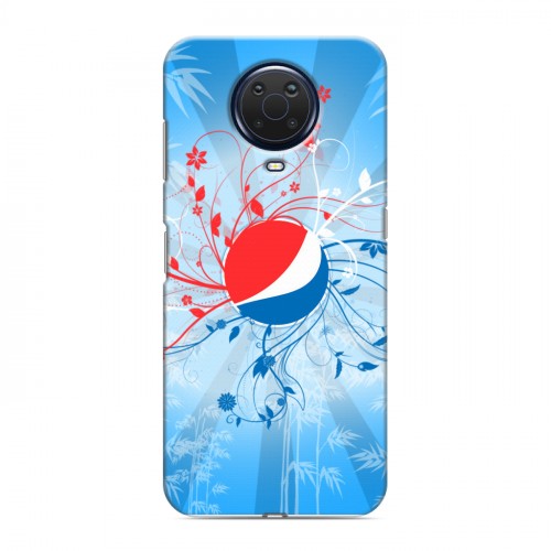 Дизайнерский пластиковый чехол для Nokia G20 Pepsi