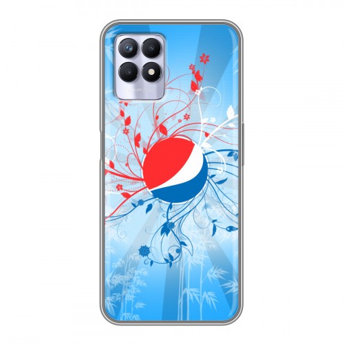 Дизайнерский силиконовый чехол для Realme 8i Pepsi