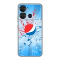 Дизайнерский силиконовый чехол для Itel P40 Pepsi