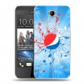 Дизайнерский пластиковый чехол для HTC Desire 300 Pepsi