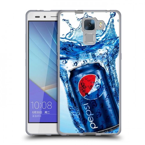 Дизайнерский пластиковый чехол для Huawei Honor 7 Pepsi