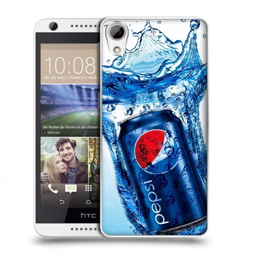 Дизайнерский силиконовый чехол для HTC Desire 626 Pepsi