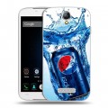 Дизайнерский пластиковый чехол для Doogee X6 Pepsi