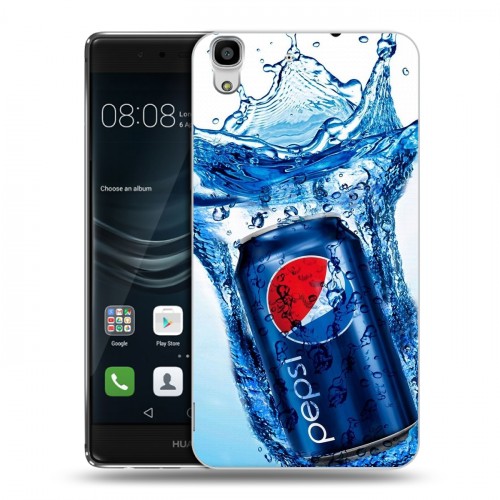 Дизайнерский пластиковый чехол для Huawei Y6II Pepsi