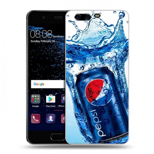 Дизайнерский пластиковый чехол для Huawei P10 Pepsi