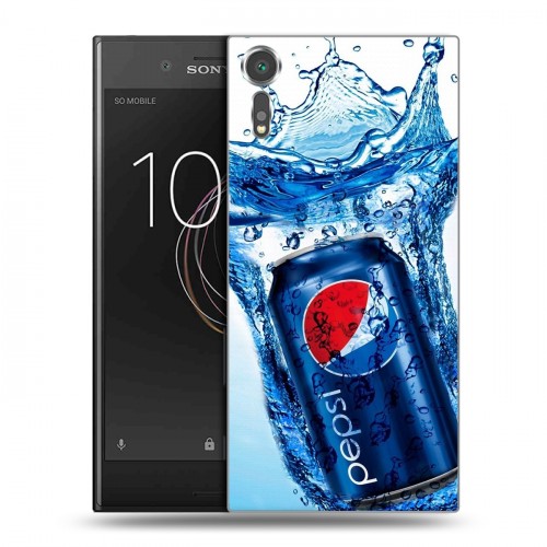 Дизайнерский пластиковый чехол для Sony Xperia XZs Pepsi