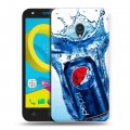 Дизайнерский пластиковый чехол для Alcatel U5 Pepsi