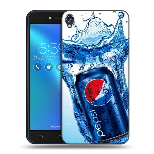 Дизайнерский силиконовый чехол для Asus ZenFone Live Pepsi