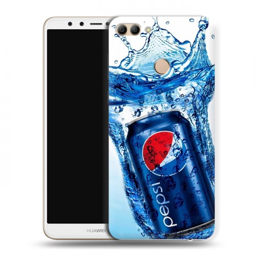 Дизайнерский пластиковый чехол для Huawei Y9 (2018) Pepsi