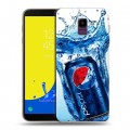 Дизайнерский пластиковый чехол для Samsung Galaxy J6 Pepsi