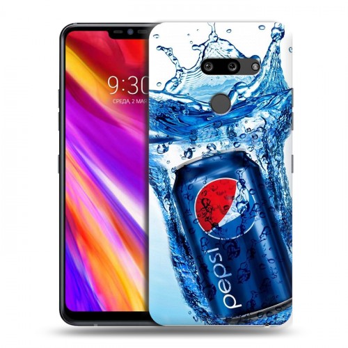 Дизайнерский пластиковый чехол для LG G8 ThinQ Pepsi