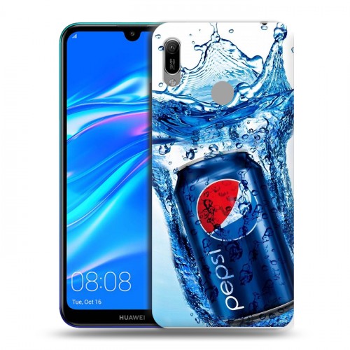 Дизайнерский пластиковый чехол для Huawei Y6 (2019) Pepsi