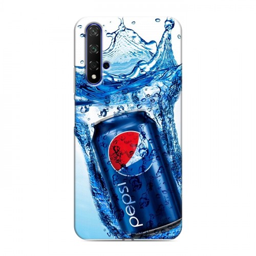 Дизайнерский силиконовый чехол для Huawei Honor 20 Pepsi
