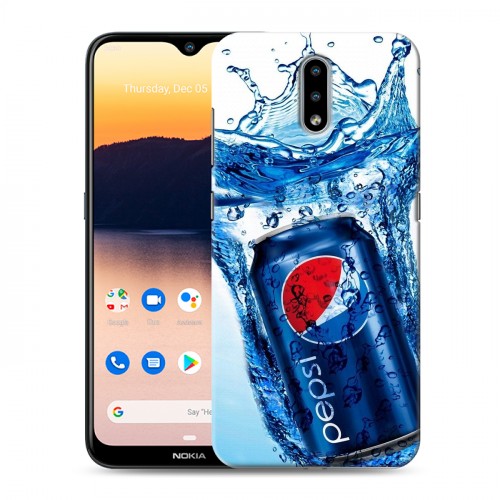 Дизайнерский пластиковый чехол для Nokia 2.3 Pepsi