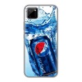 Дизайнерский силиконовый чехол для Realme C11 Pepsi