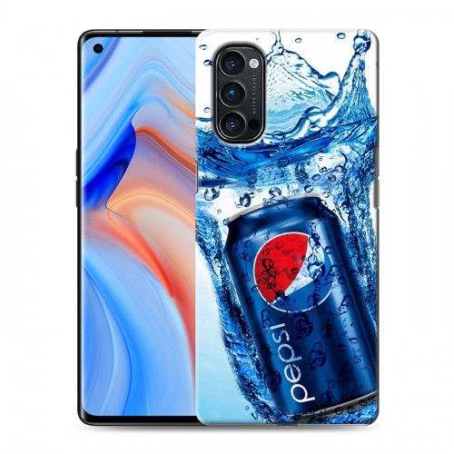 Дизайнерский пластиковый чехол для OPPO Reno4 Pro Pepsi