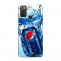 Дизайнерский силиконовый чехол для Alcatel 3L (2021) Pepsi