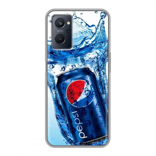 Дизайнерский силиконовый чехол для Realme 9i Pepsi