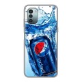 Дизайнерский силиконовый чехол для Nokia G11 Pepsi