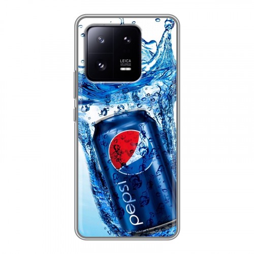 Дизайнерский силиконовый чехол для Xiaomi 13 Pro Pepsi