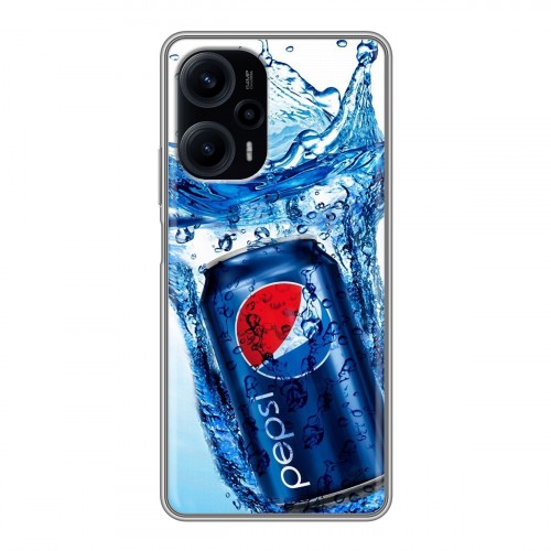 Дизайнерский силиконовый чехол для XIaomi Poco F5 Pepsi