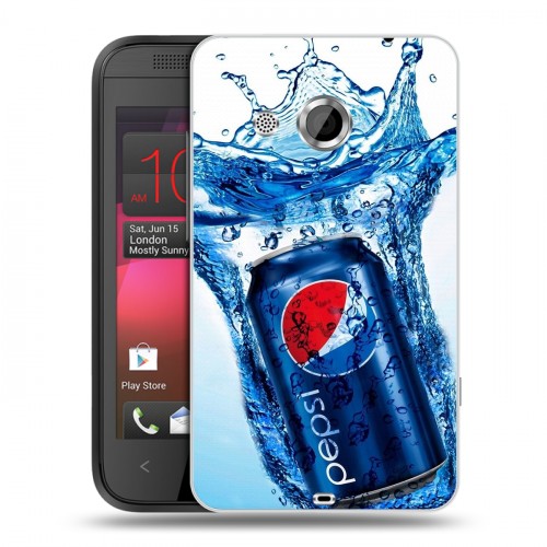 Дизайнерский пластиковый чехол для HTC Desire 200 Pepsi