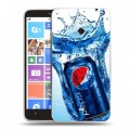 Дизайнерский пластиковый чехол для Nokia Lumia 1320 Pepsi