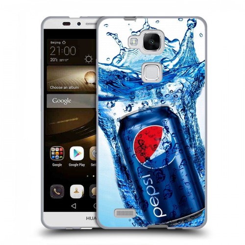 Дизайнерский силиконовый чехол для Huawei Ascend Mate 7 Pepsi