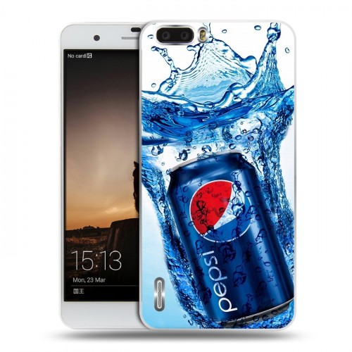 Дизайнерский пластиковый чехол для Huawei Honor 6 Plus Pepsi