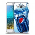 Дизайнерский пластиковый чехол для Samsung Galaxy E5 Pepsi