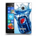 Дизайнерский пластиковый чехол для Microsoft Lumia 435 Pepsi