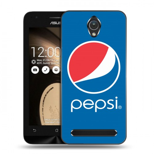 Дизайнерский пластиковый чехол для ASUS Zenfone Go Pepsi