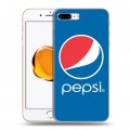 Дизайнерский пластиковый чехол для Iphone 7 Plus / 8 Plus Pepsi