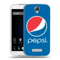 Дизайнерский пластиковый чехол для Doogee X6 Pepsi