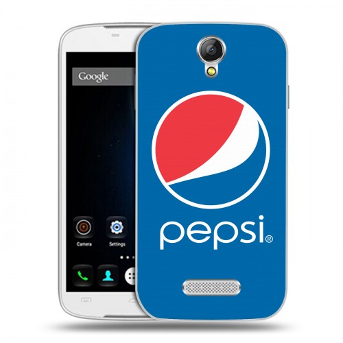 Дизайнерский пластиковый чехол для Doogee X6 Pepsi