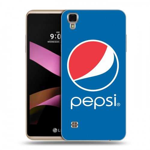 Дизайнерский пластиковый чехол для LG X Style Pepsi