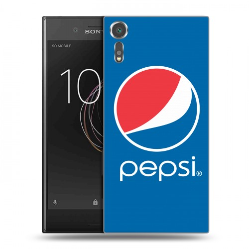 Дизайнерский пластиковый чехол для Sony Xperia XZs Pepsi