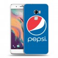 Дизайнерский пластиковый чехол для HTC One X10 Pepsi