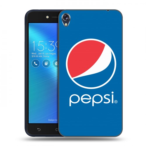 Дизайнерский пластиковый чехол для Asus ZenFone Live Pepsi