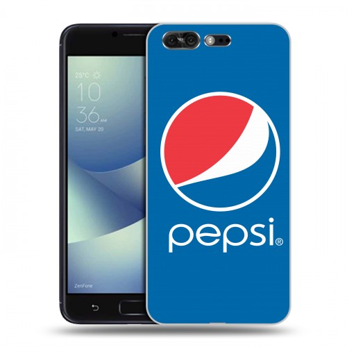 Дизайнерский пластиковый чехол для ASUS ZenFone 4 Pro Pepsi